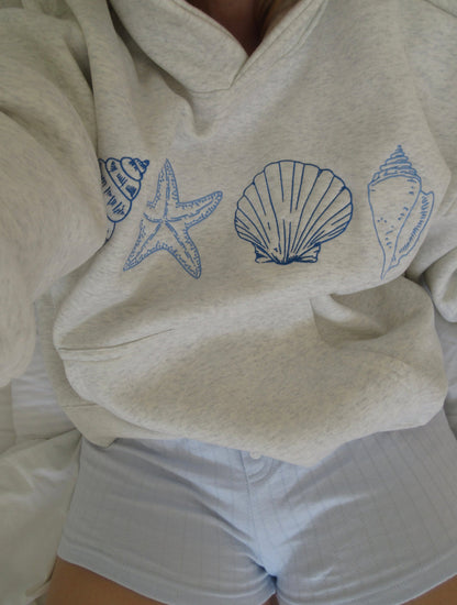 Ocenia | Unisex Sweatshirt met Schelpen