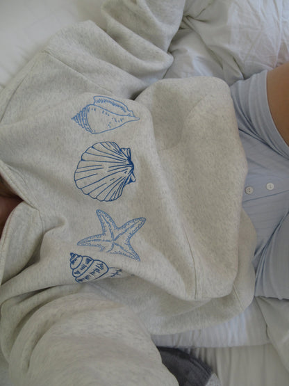 Ocenia | Unisex Sweatshirt met Schelpen