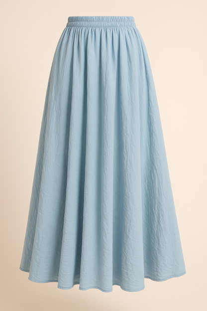 Inessa | Zomerse maxi-rok met linnen