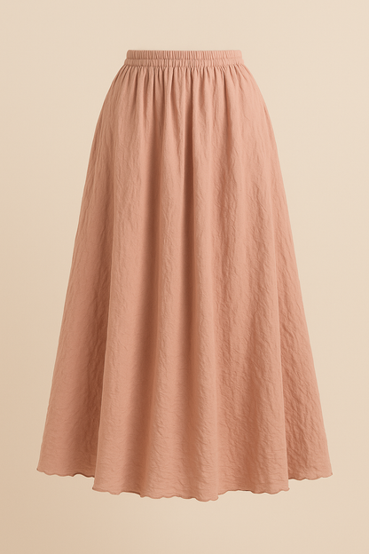 Inessa | Zomerse maxi-rok met linnen