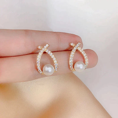 Oorbellen met Parels en Glitter