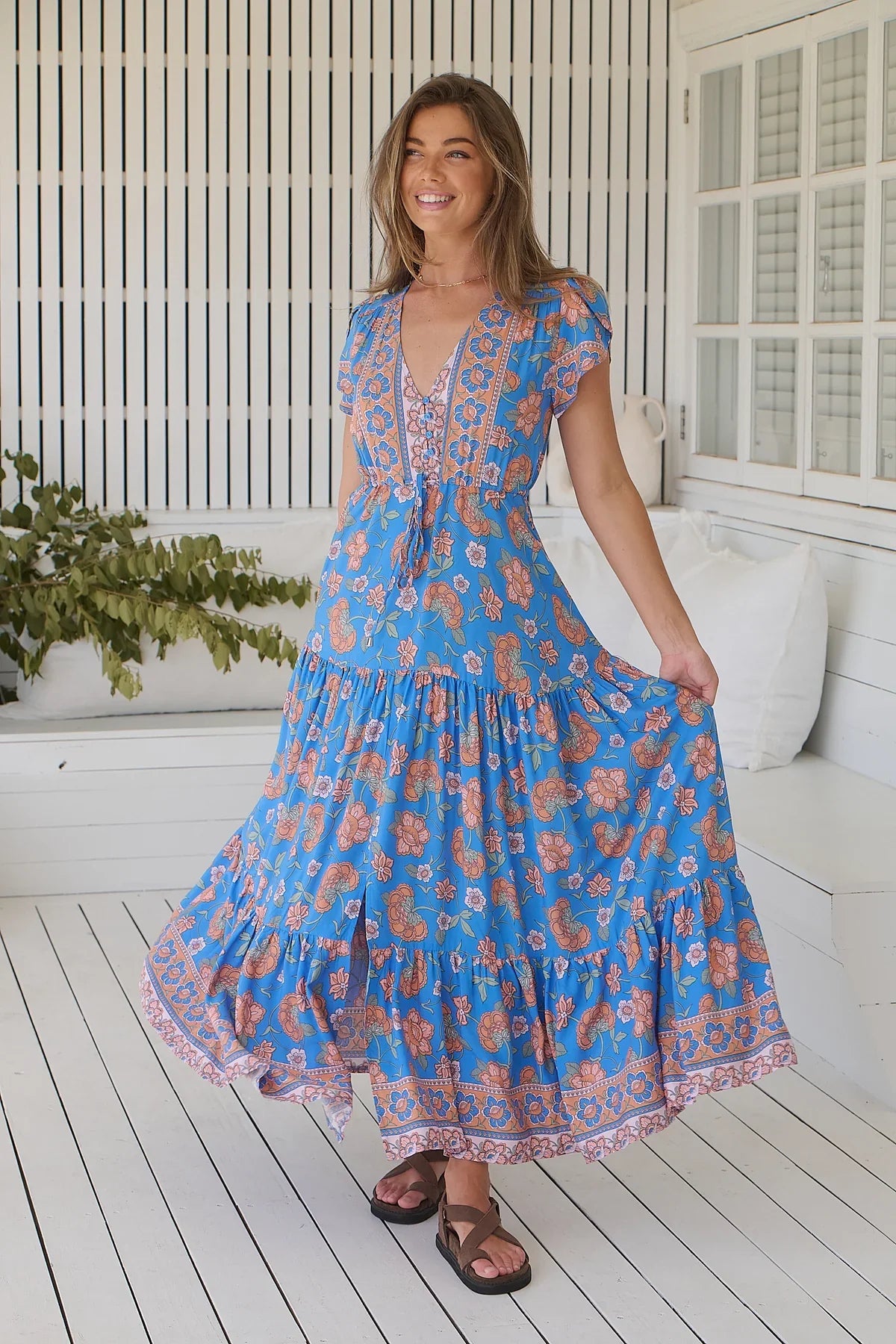 Solara | Boho zomer maxi jurk