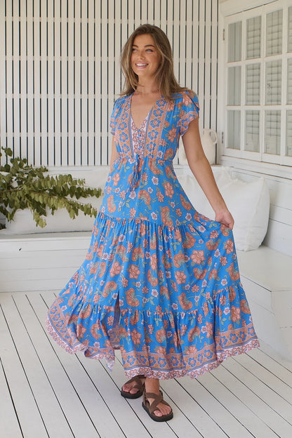 Solara | Boho zomer maxi jurk