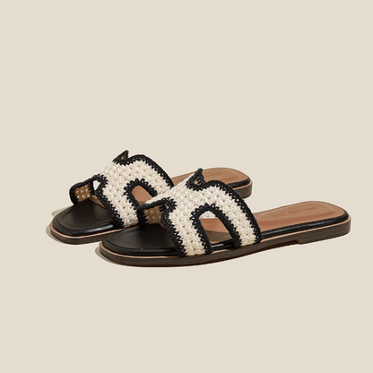 ÉLISE RAPHIA | ELEGANTE SANDALEN