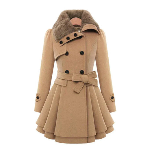 Yena | Stijlvolle trenchcoat met zachte voering