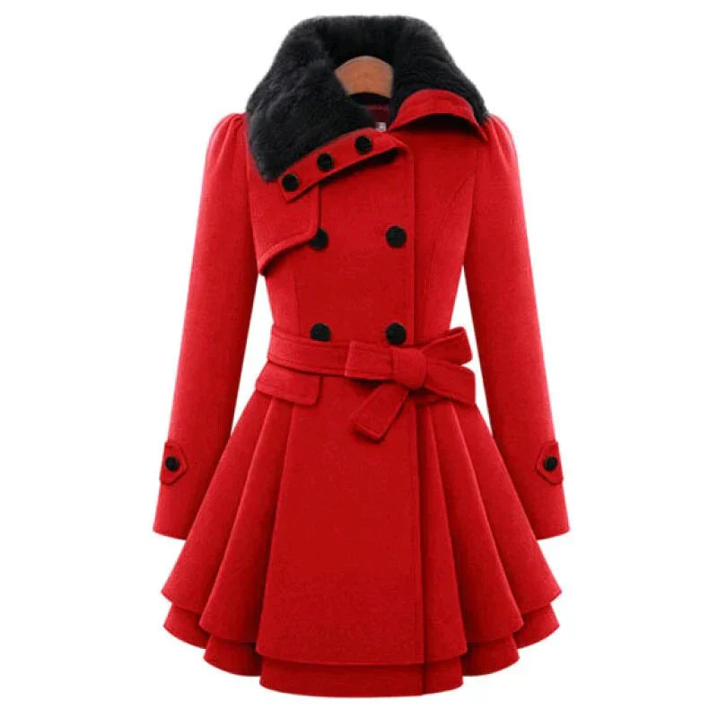 Yena | Stijlvolle trenchcoat met zachte voering
