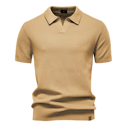 Ulrich | Gestructureerde Polo-Shirt