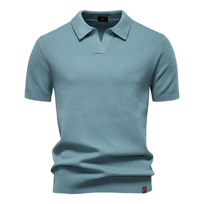 Ulrich | Gestructureerde Polo-Shirt