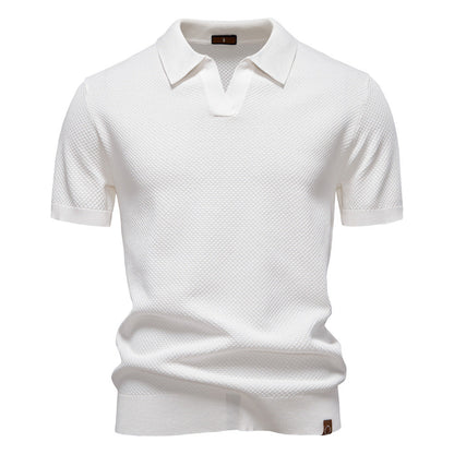 Ulrich | Gestructureerde Polo-Shirt