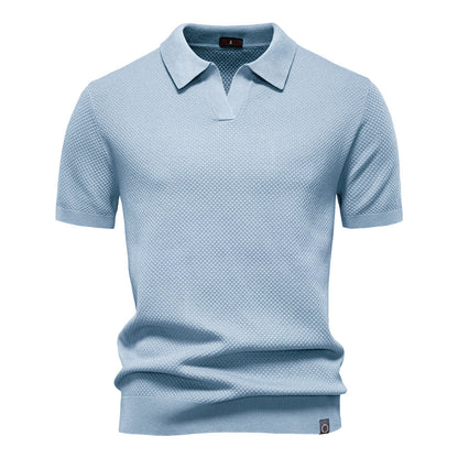 Ulrich | Gestructureerde Polo-Shirt