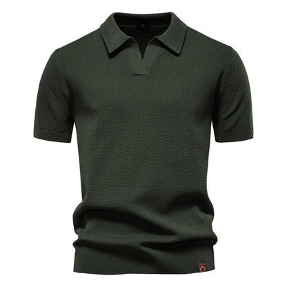 Ulrich | Gestructureerde Polo-Shirt