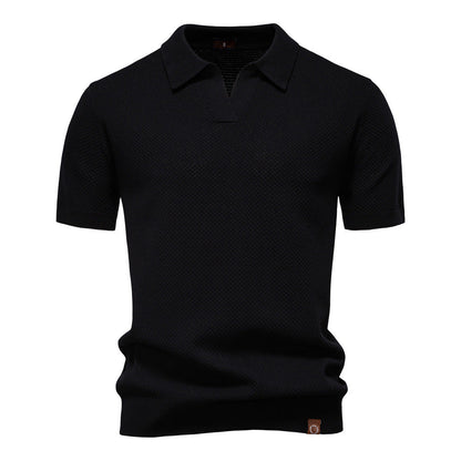 Ulrich | Gestructureerde Polo-Shirt