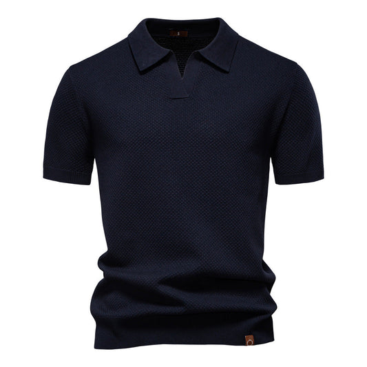 Ulrich | Gestructureerde Polo-Shirt