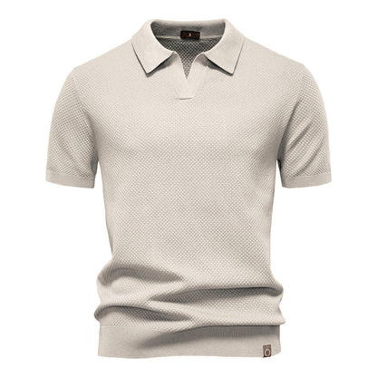 Ulrich | Gestructureerde Polo-Shirt