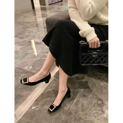 Teona™ | Elegante sandalen met vierkante neus en mid-heel voor een verfijnde stijl