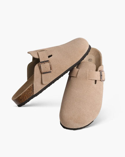 Oude Geld Suède Schoenen voor een Elegante en Klassieke Stijl