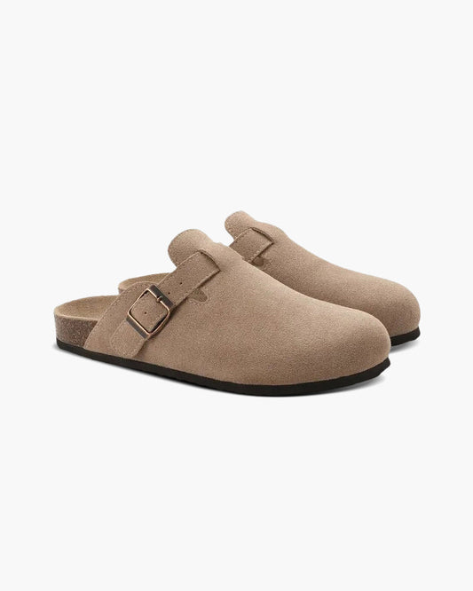 Oude Geld Suède Schoenen voor een Elegante en Klassieke Stijl