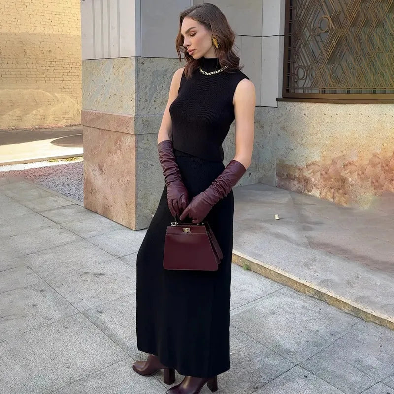 Daniele | Chic Elegante Lange Rok Twee-delige Set