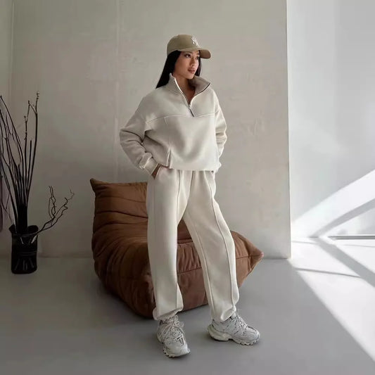Senna | Sportieve loungeset met ritskraag