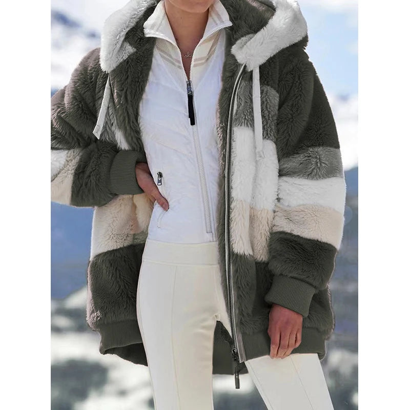 Charlotte | Premium warme jas met capuchon