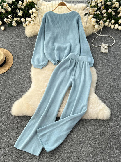 Mila | Elegante Trui & Broek Set