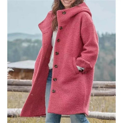 Madeline | Oversized jas met capuchon voor dames