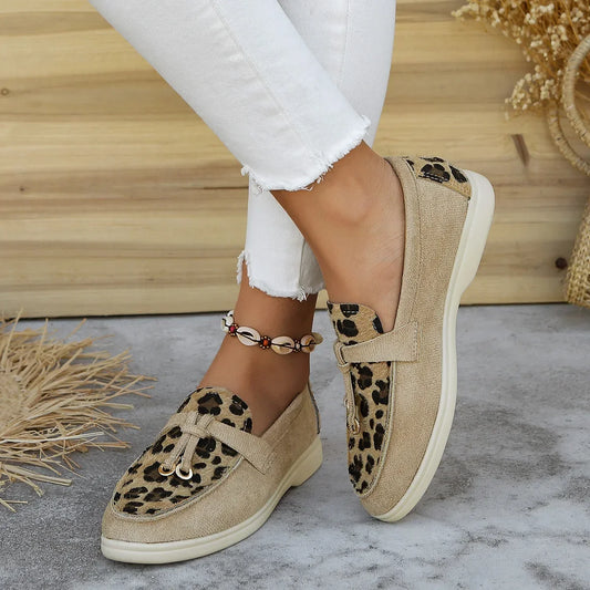 Cathy | Trendy schoenen met luipaardprint