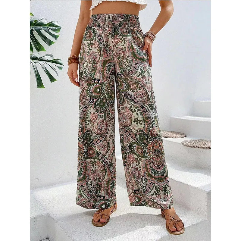 Analyn | Bohemian wijdvallende broek