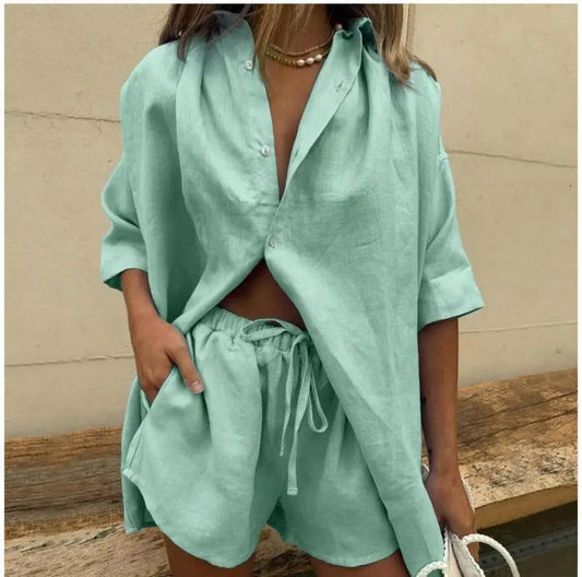 Ellen │ Zachte katoenen pyjama set