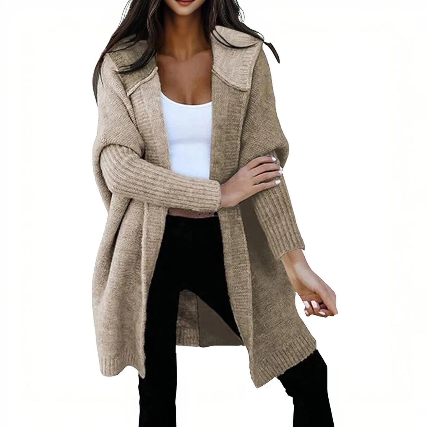 Maya | Warme gebreide cardigan