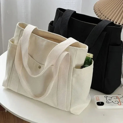 Teresa | Ruime canvas schoudertas