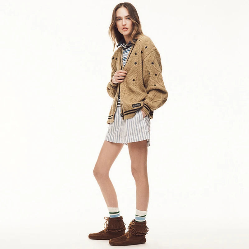 Elvira | Ruime gebreide vest