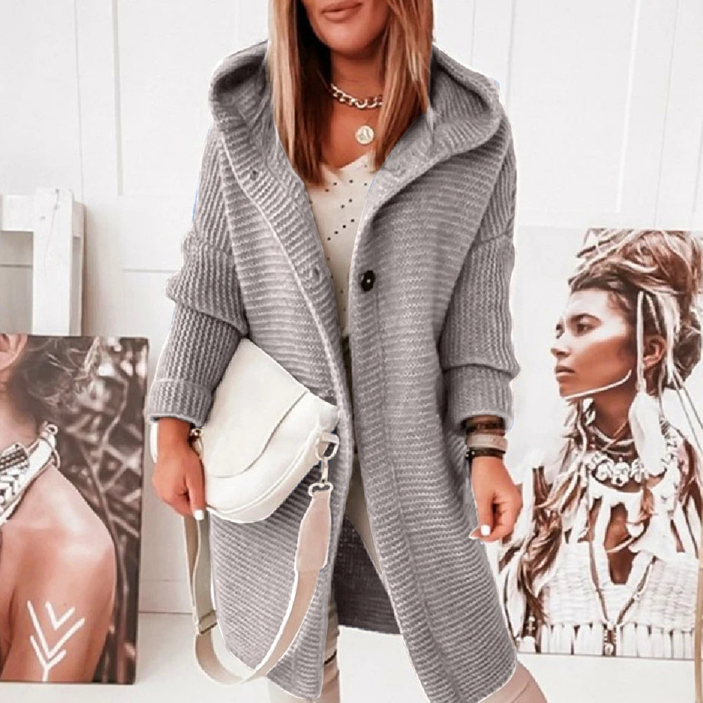 Layla | Lange mouwen met knoopjas voor dames