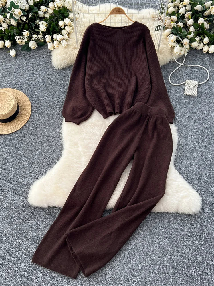 Mila | Elegante Trui & Broek Set