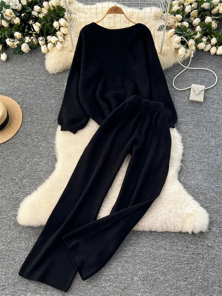 Mila | Elegante Trui & Broek Set