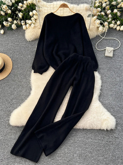 Mila | Elegante Trui & Broek Set
