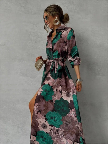 Mareen | Elegante jurk met bloemenprint
