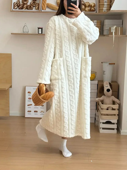 Eunice | Gezellige Pocket Nachtkleding Jurk