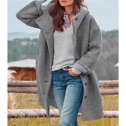 Madeline | Oversized jas met capuchon voor dames