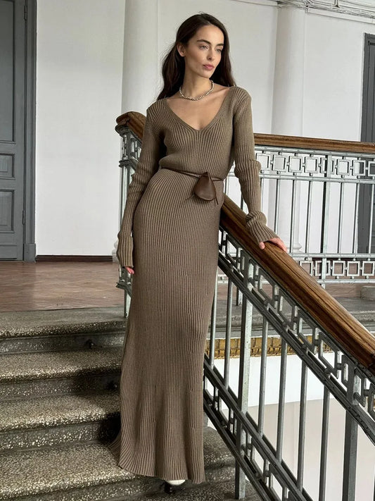 Lorenza | Premium figuur flatterende maxi jurk
