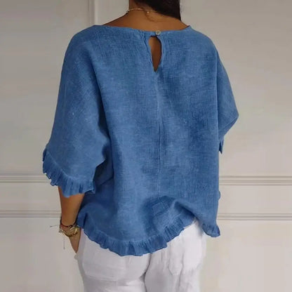Chique, lichte zomerblouse
