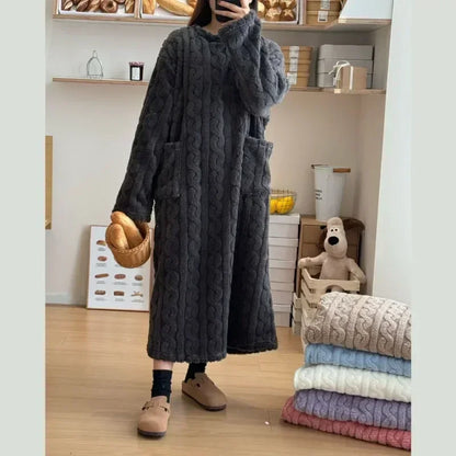 Eunice | Gezellige Pocket Nachtkleding Jurk