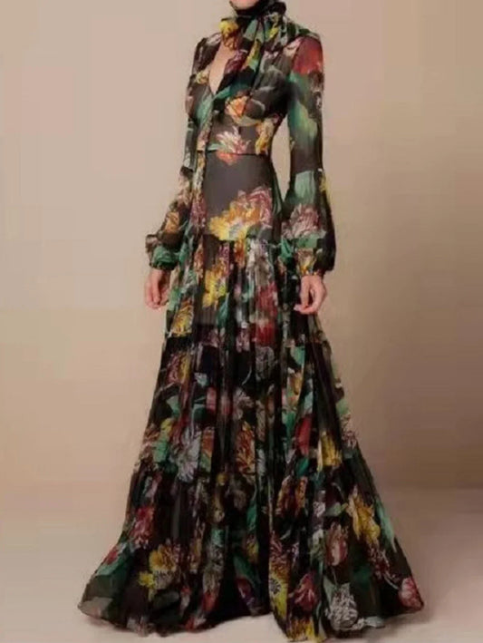 Chantal | Elegante jurk met kanten details