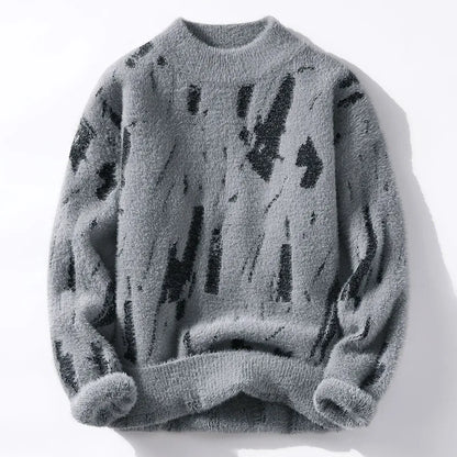 Raf | Zachte trui met artistieke print