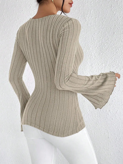 Zaria | Elegante Langemouwen Top