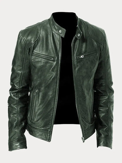 Jerald | Casual leren jack