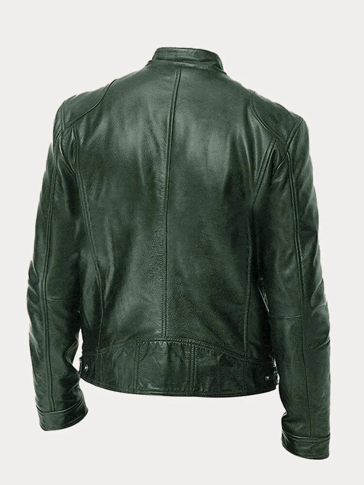Jerald | Casual leren jack