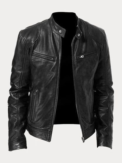 Jerald | Casual leren jack