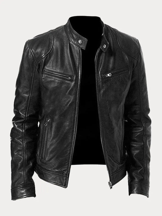 Jerald | Casual leren jack