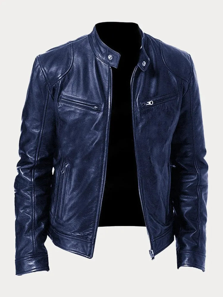 Jerald | Casual leren jack